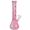 Glas Bong Twist Pink 35 cm