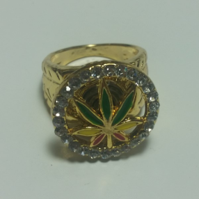 Cannabis Ring Guld