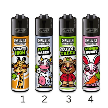 Clipper Lighter Stoned Animals