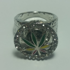 Cannabis Ring Sølv