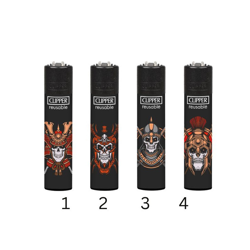 Clipper Lighter Warrior Skull