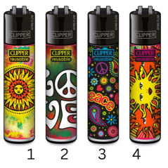 Clipper Lighter  Hippie Vibes