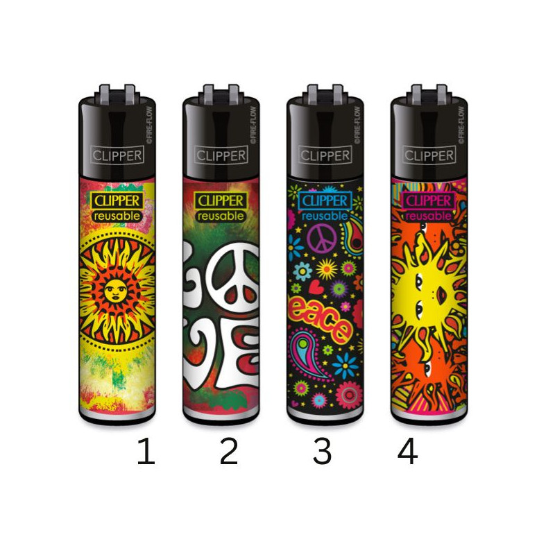 Clipper Lighter Hippie Vibes Clipper Lighter Hippie Vibes