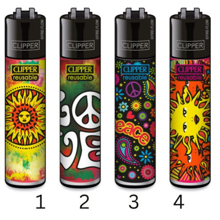 Clipper Lighter  Hippie Vibes