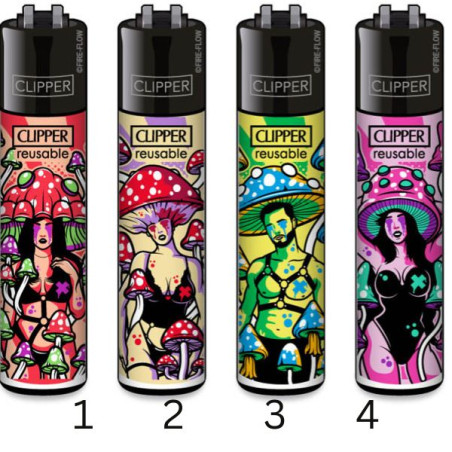 Clipper Lighter Magic Mushroom Fantasy