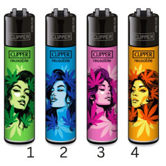 Clipper Lighter Cannabis Diva