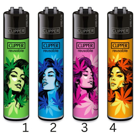 Clipper Lighter Cannabis Diva
