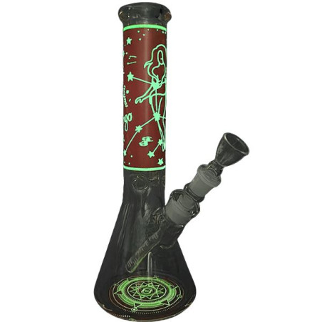 Glas Bong JJ Zodiac Red 35 cm