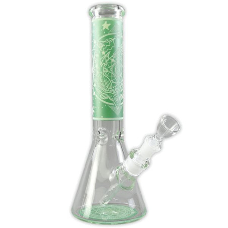 Glas Bong JJ Zodiac Green 35 cm