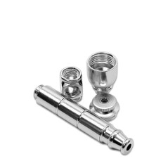 Metalpibe JJ 8.5cm Sølv