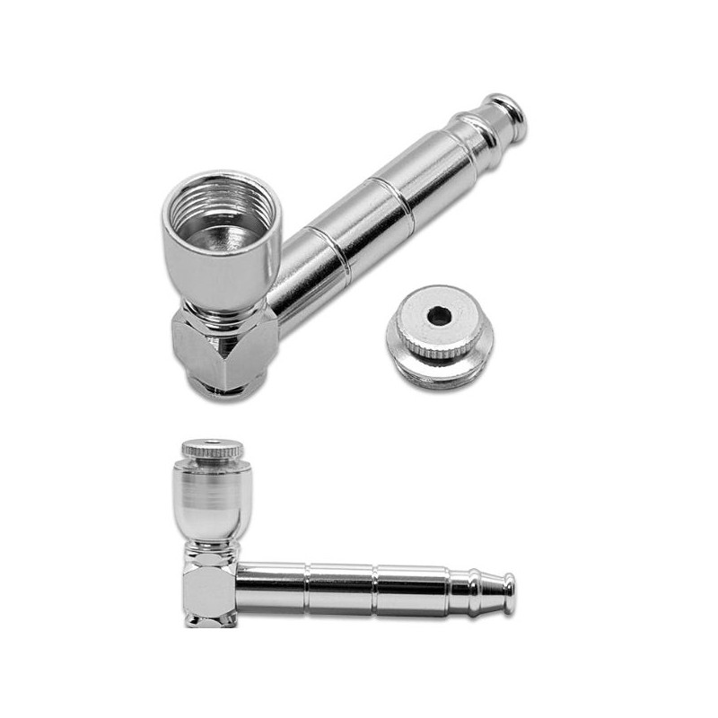 Metalpibe JJ 8.5cm Sølv