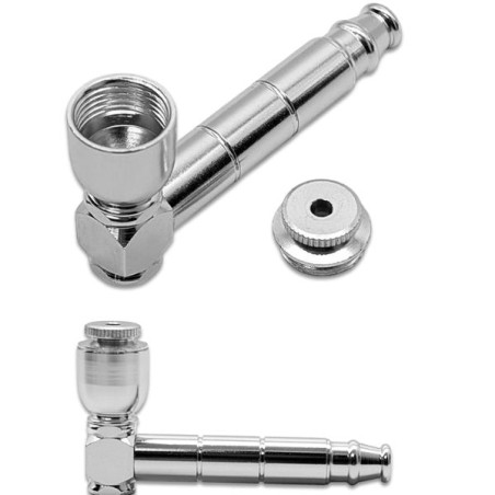 Metalpibe JJ 8.5cm Sølv