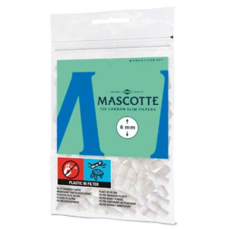 Mascotte Carbon Slim Filter 6 mm