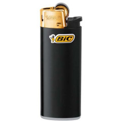BIC Mini Lighter Sort-Guld