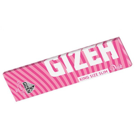 Gizeh Pink King Size Slim Extra Fine jointpapir fra Headshop Danmark