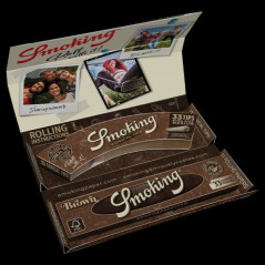 Smoking Brown Lux Pack – King Size Slim Papir & Tips