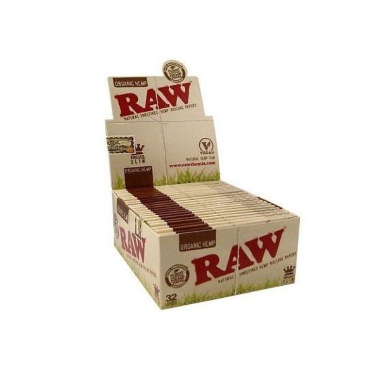 Raw Økologisk Kingsize Slim Kasse Raw Økologisk Kingsize Slim Kasse