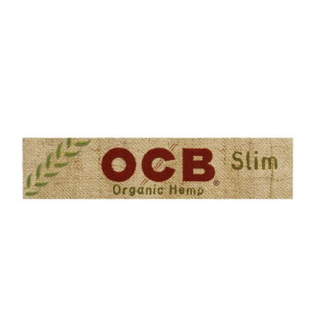 OCB Organic Hemp Slim King Size jointpapir med 32 blade fra Headshop Danmark