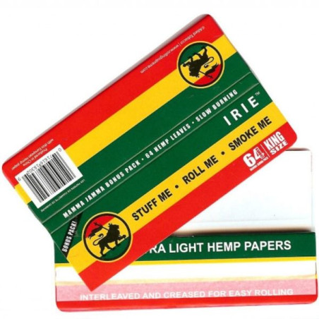 IRIE Mamma Jamma King Size hemp jointpapir med 64 blade fra Headshop Danmark