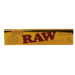 RAW Ethereal King Size Slim ultratynd jointpapir med 32 blade fra Headshop Danmark