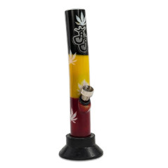 Akryl Bong JJ 20 cm Rasta Leaf Design