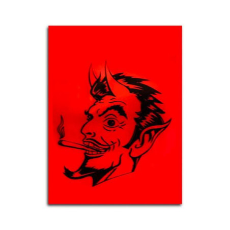 100 stk ziplock poser 40x40mm med devil design små pølsemands poser