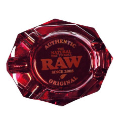 RAW ruby red glas askebæger original med æske
