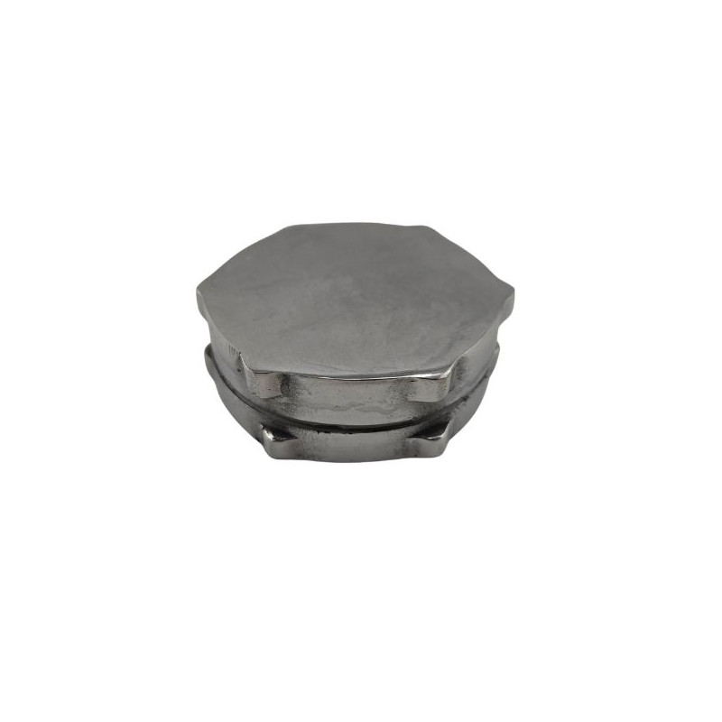 Metal Grinder 2 Delt 55 mm Klassisk Sølv