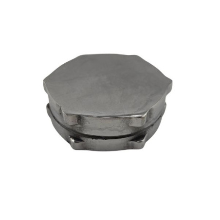 Metal Grinder 2 Delt 55 mm Klassisk Sølv