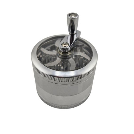 Metal Grinder Tom 4 Delt 60 mm Sølv