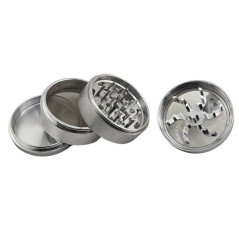 Metal Grinder Tom 4 Delt 60 mm Sølv