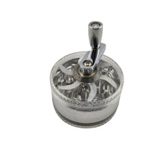 Grinder 3 Delt 55 mm Transparent