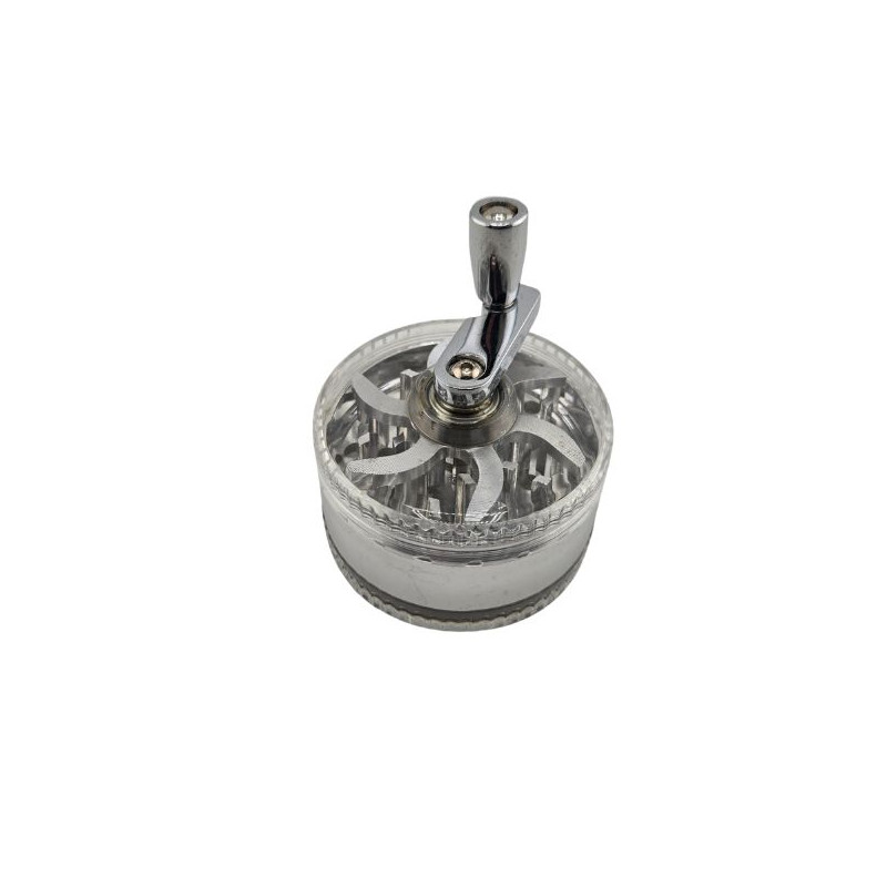 Grinder 3 Delt 55 mm Transparent