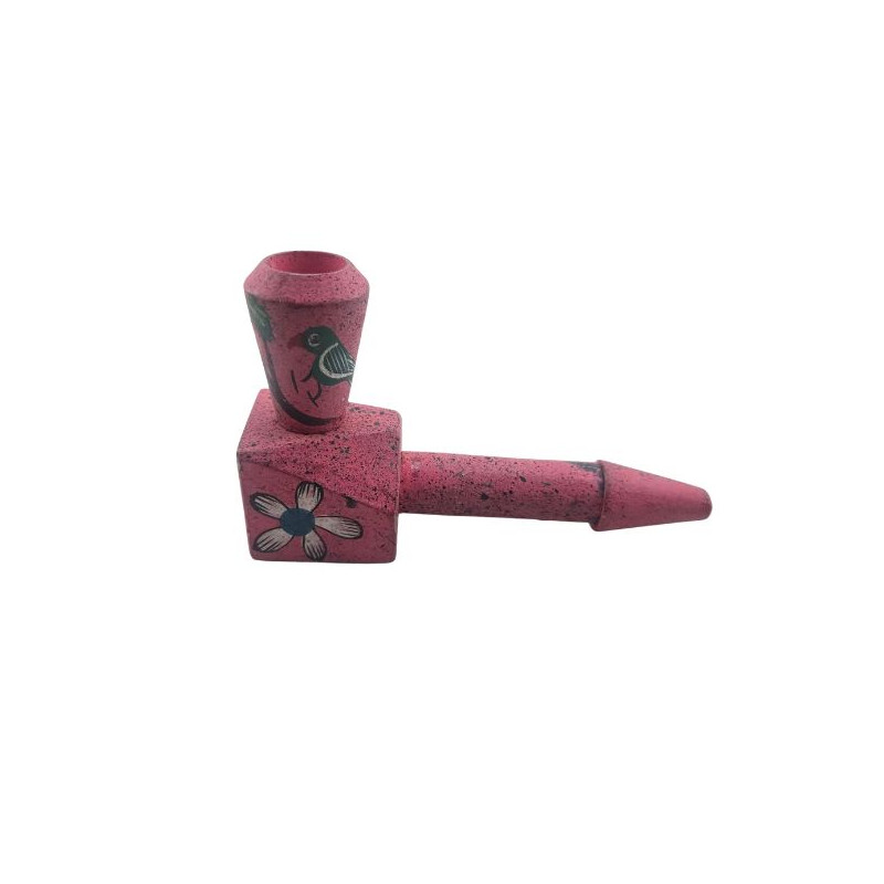 Træ Pibe Pink 11cm