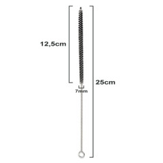 Børste 25cm Sort
