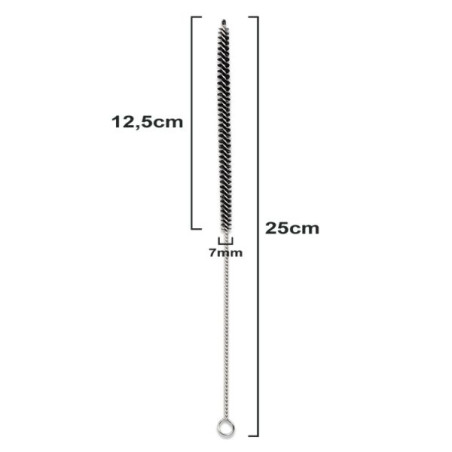 Børste 25cm Sort