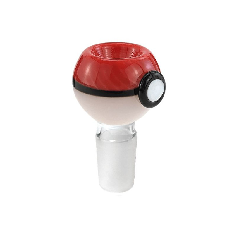 Glas Bong Hoved Poke Ball 18.8mm