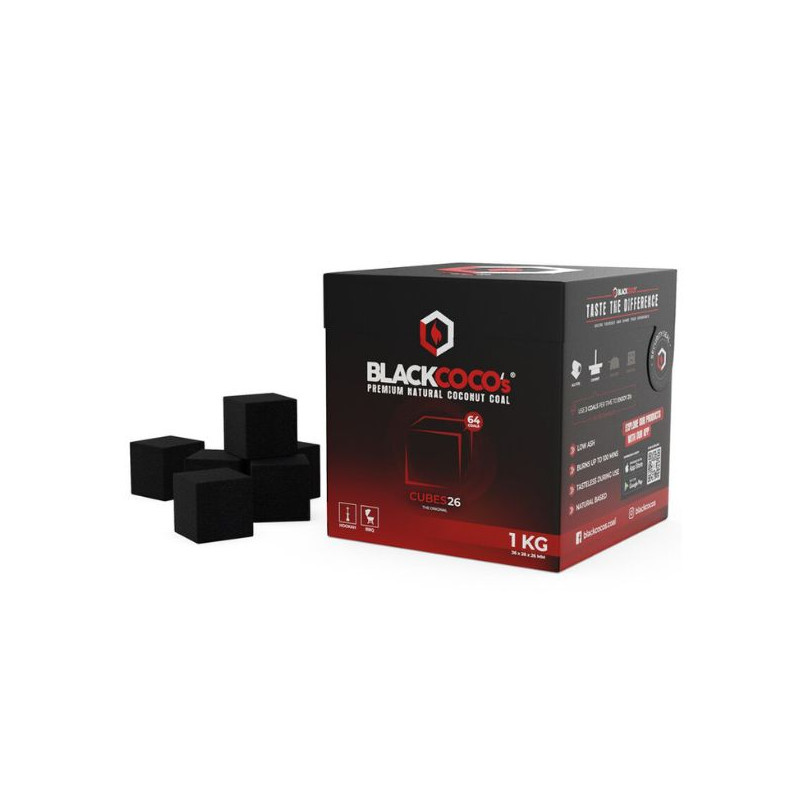 Black Cocos CUBES 26 Kokoskul 1 kg