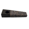 2-Farvet Sten Pibe med Træ 9cm