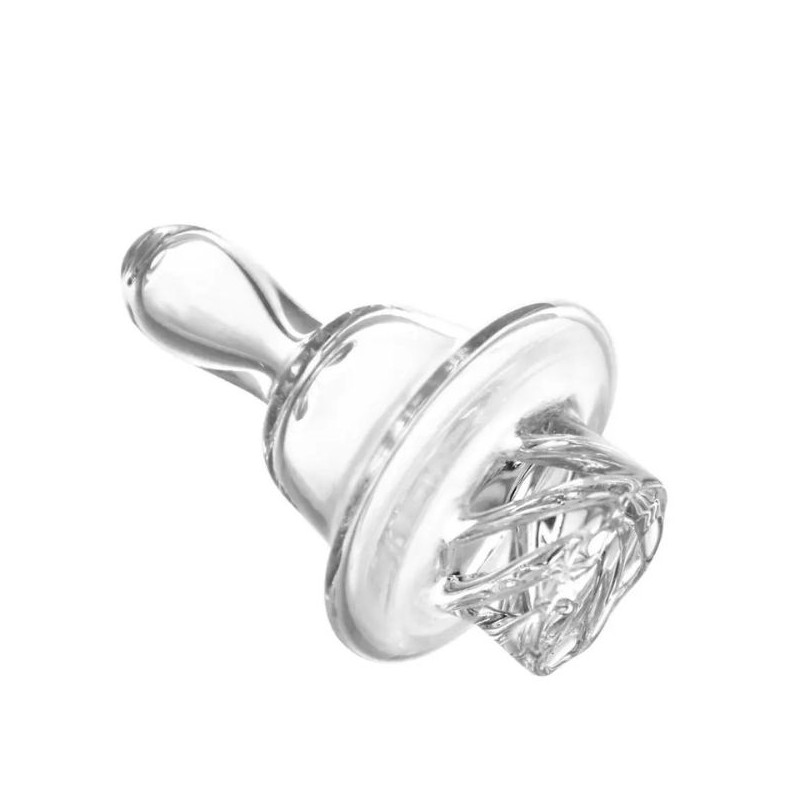 Klar Glas Carb Cap 34mm til Dab Banger Klar Glas Carb Cap 34mm til Dab Banger