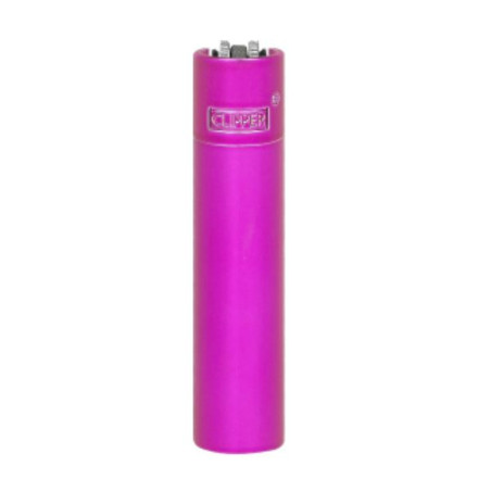 Clipper Metal Lighter Fuchsia