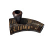 Bøffelhorn Tjubang Bruyererod Hoved 18 cm