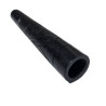 Træ Chillum Cannabisblad 2 Sort 15 cm