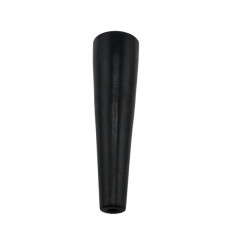 Træ Chillum Sort 10 cm Med Stenrist