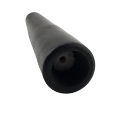Træ Chillum Sort 10 cm Med Stenrist
