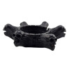 Skull Askebæger Sort Polyresin 14 cm