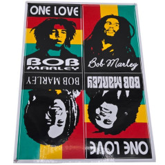 Bob Marley Klistermærker – 4 stk. – 8 x 12,5 cm