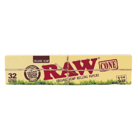 RAW Organic Hemp Cones 1¼ – 32 stk.
