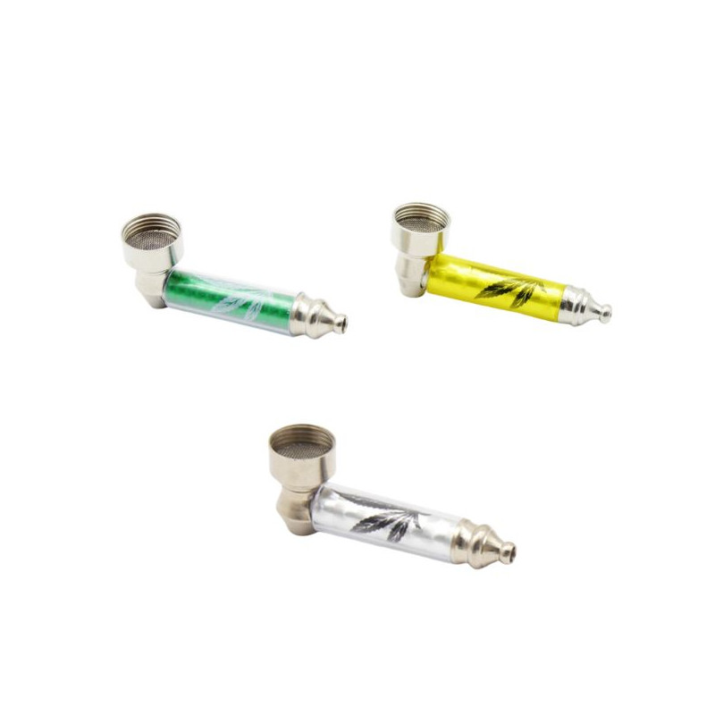 Metalpibe 7 cm – Assorterede Farver