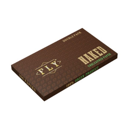 FLY Naked Unbleached Double Pack – 100 stk